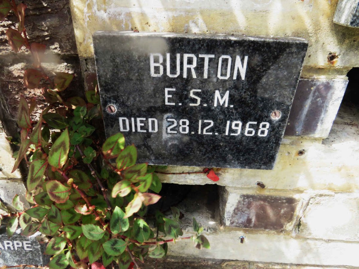 BURTON E.S.M. -1968