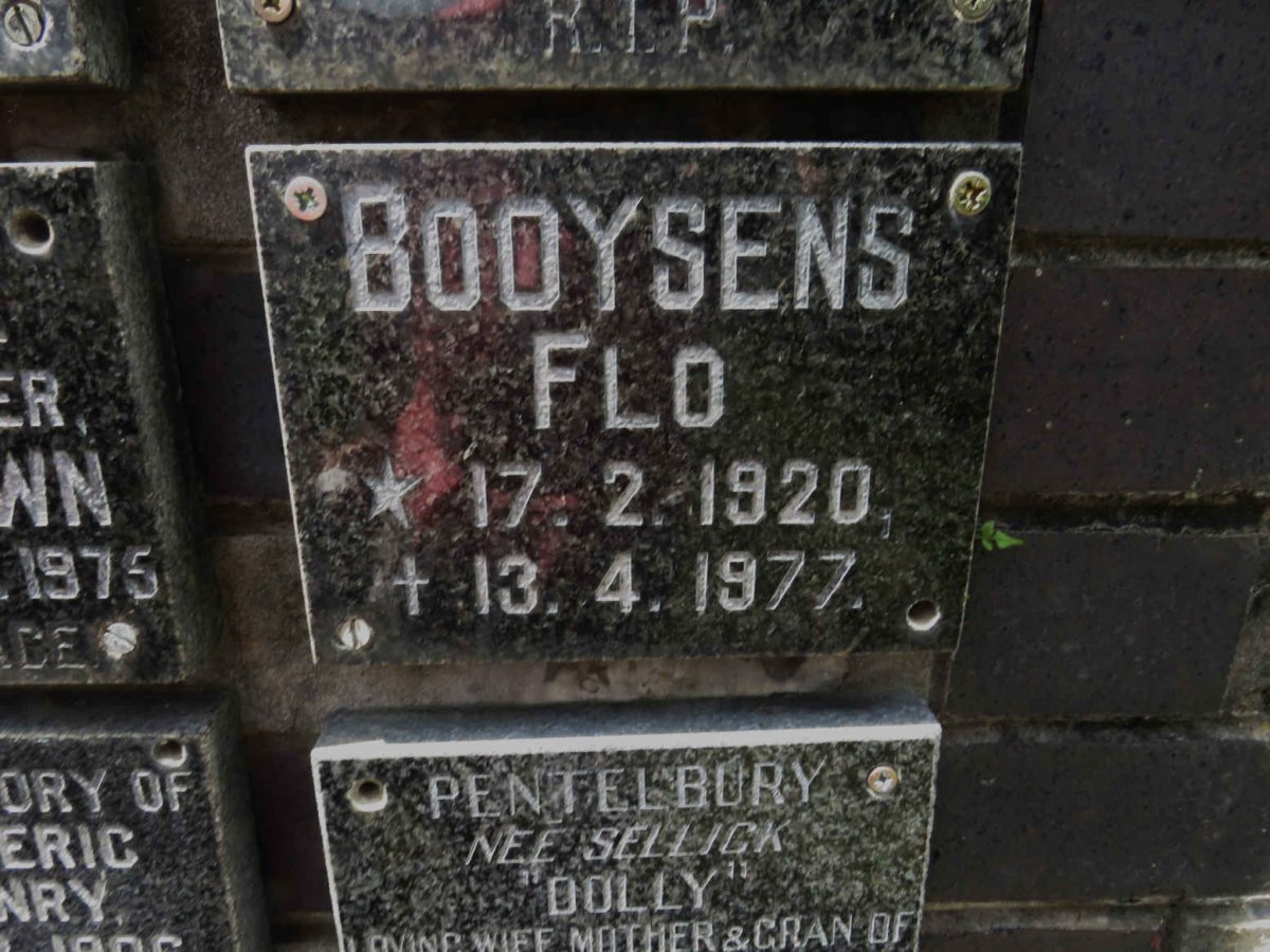 BOOYSENS Flo 1920-1977