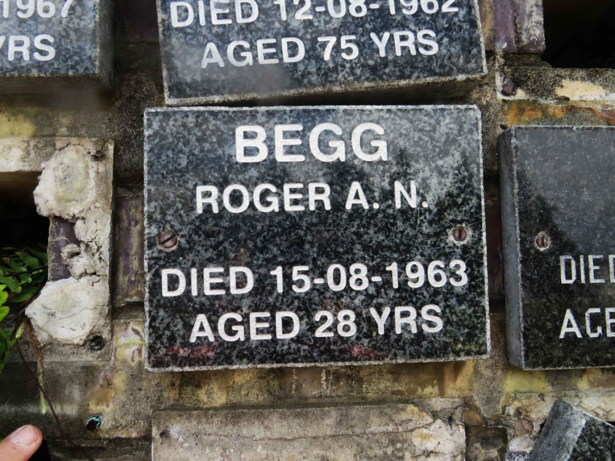 BEGG Roger A.N. -1963