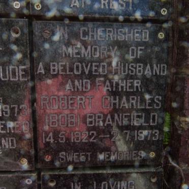 BRANFIELD Robert Charles 1922-1973