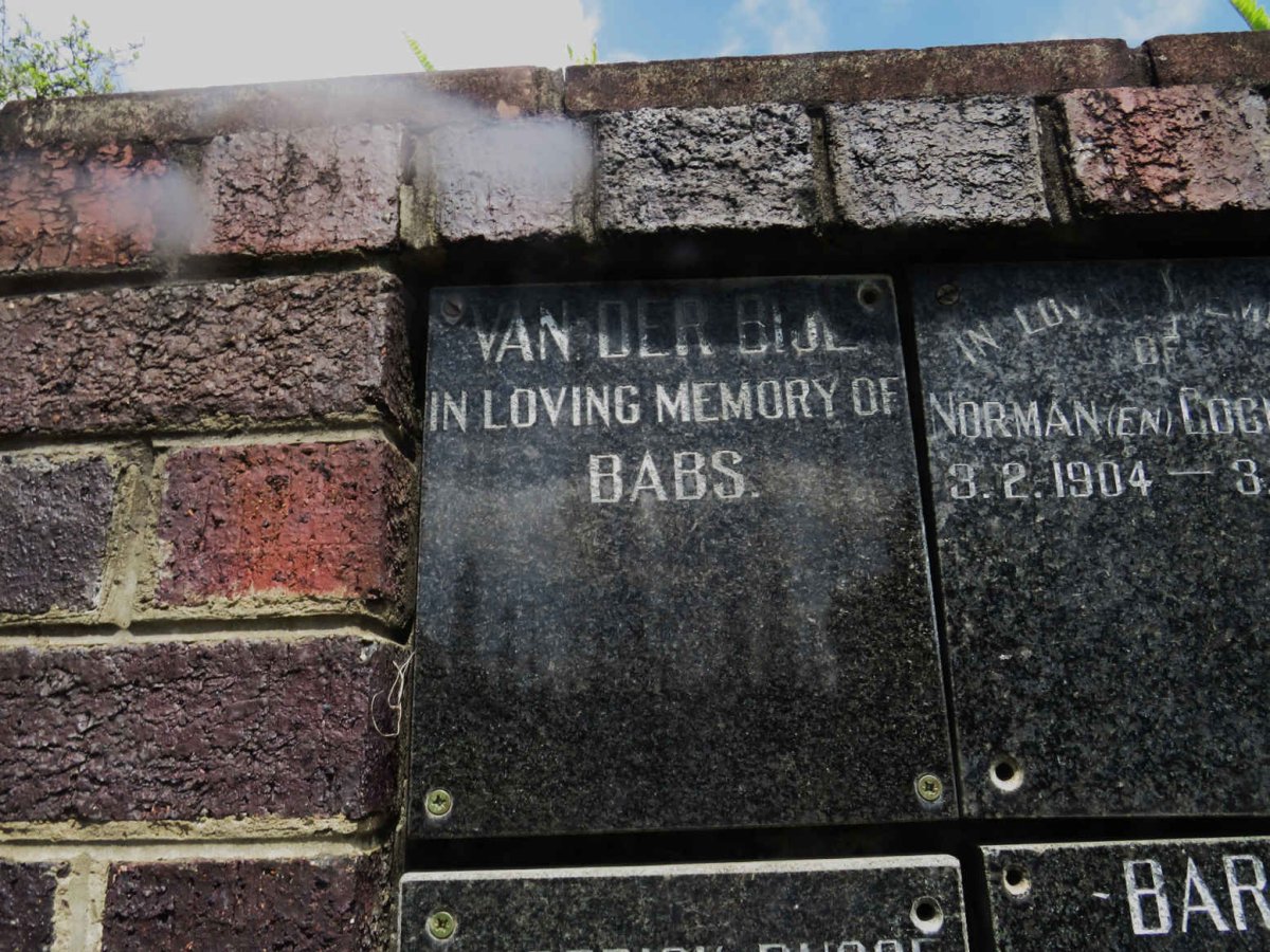 BIJL Babs, van der