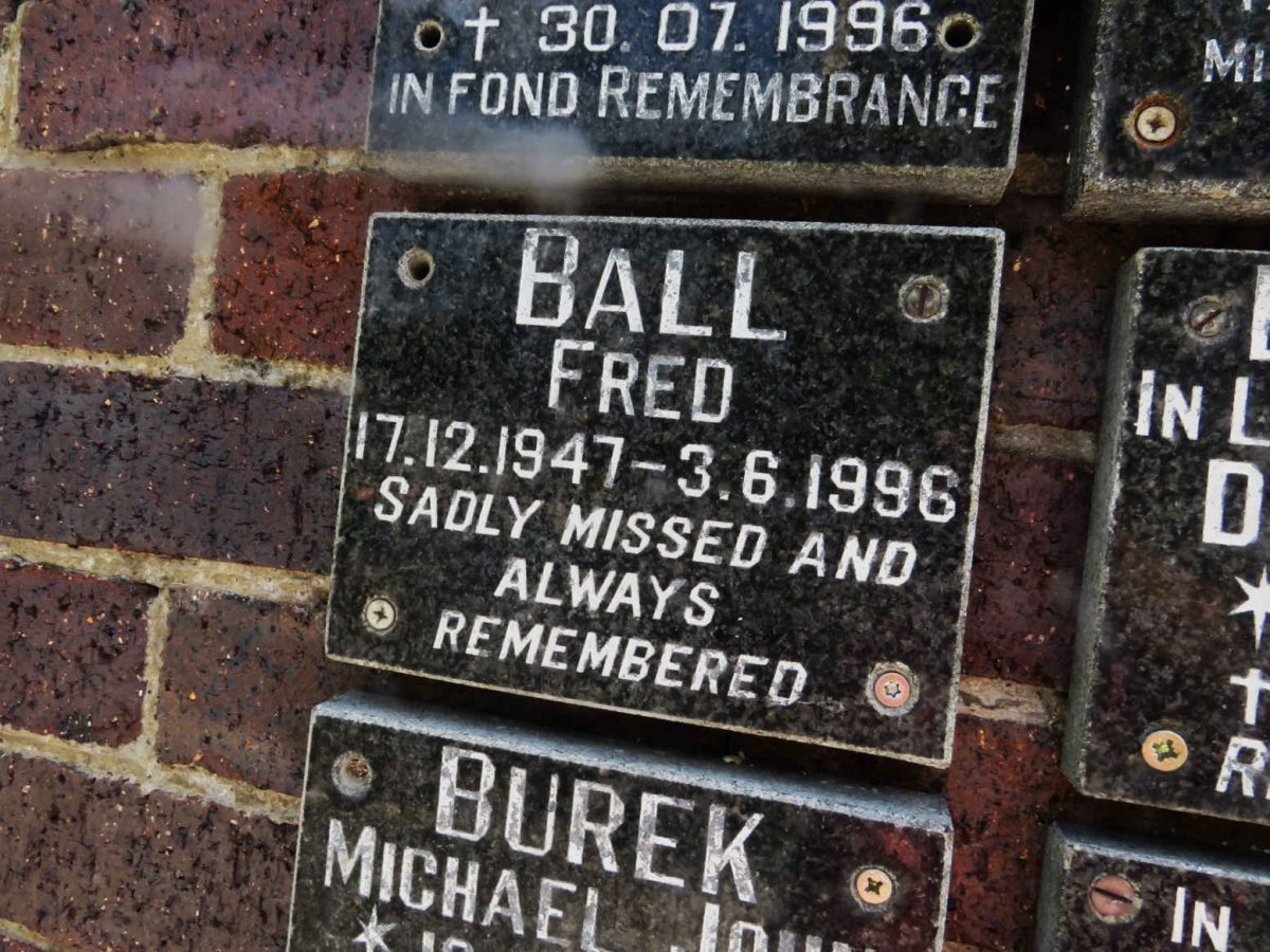 BALL Fred 1947-1996