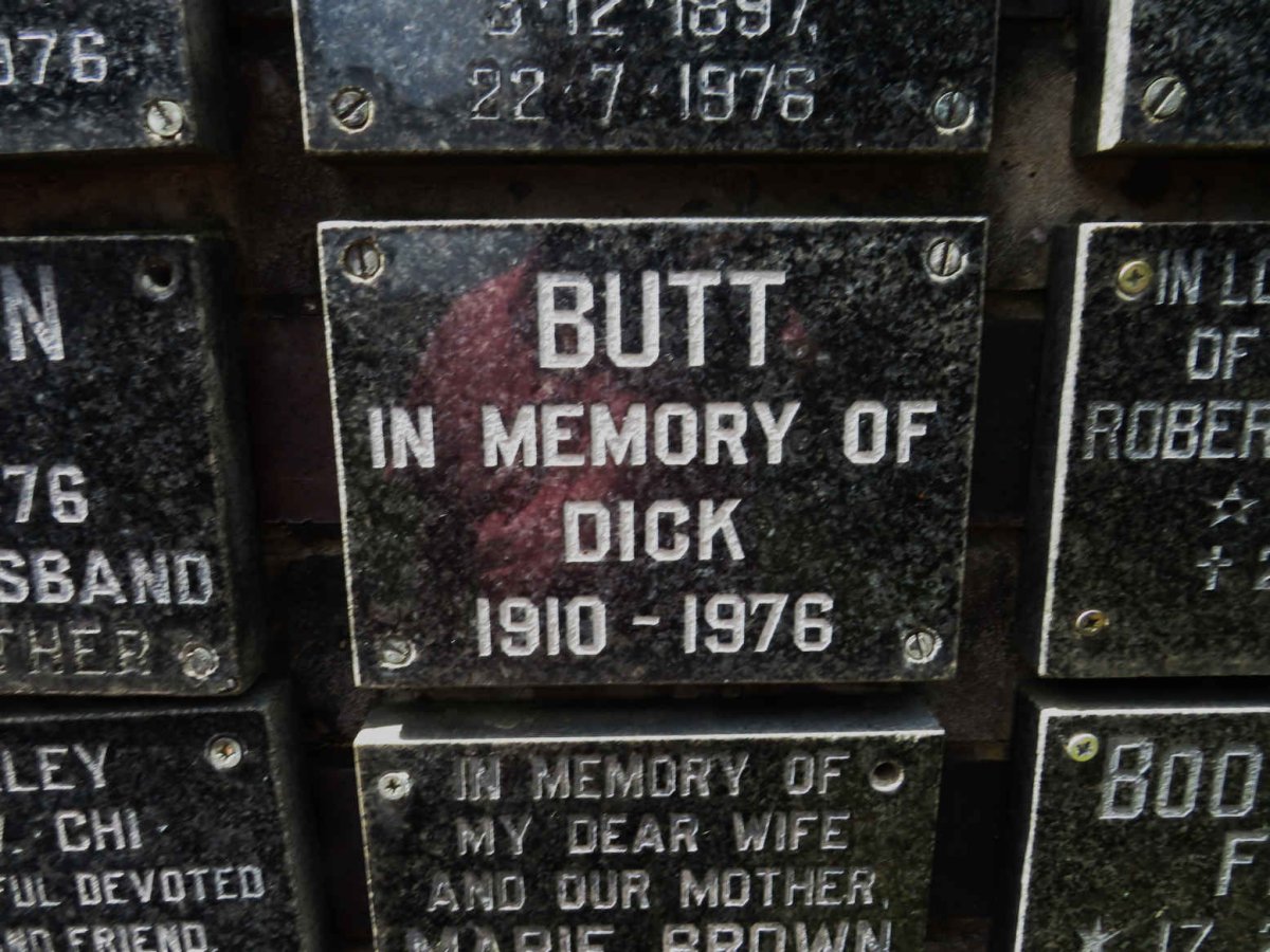 BUTT Dick 1910-1976