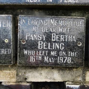 BELING Pansy Bertha -1978