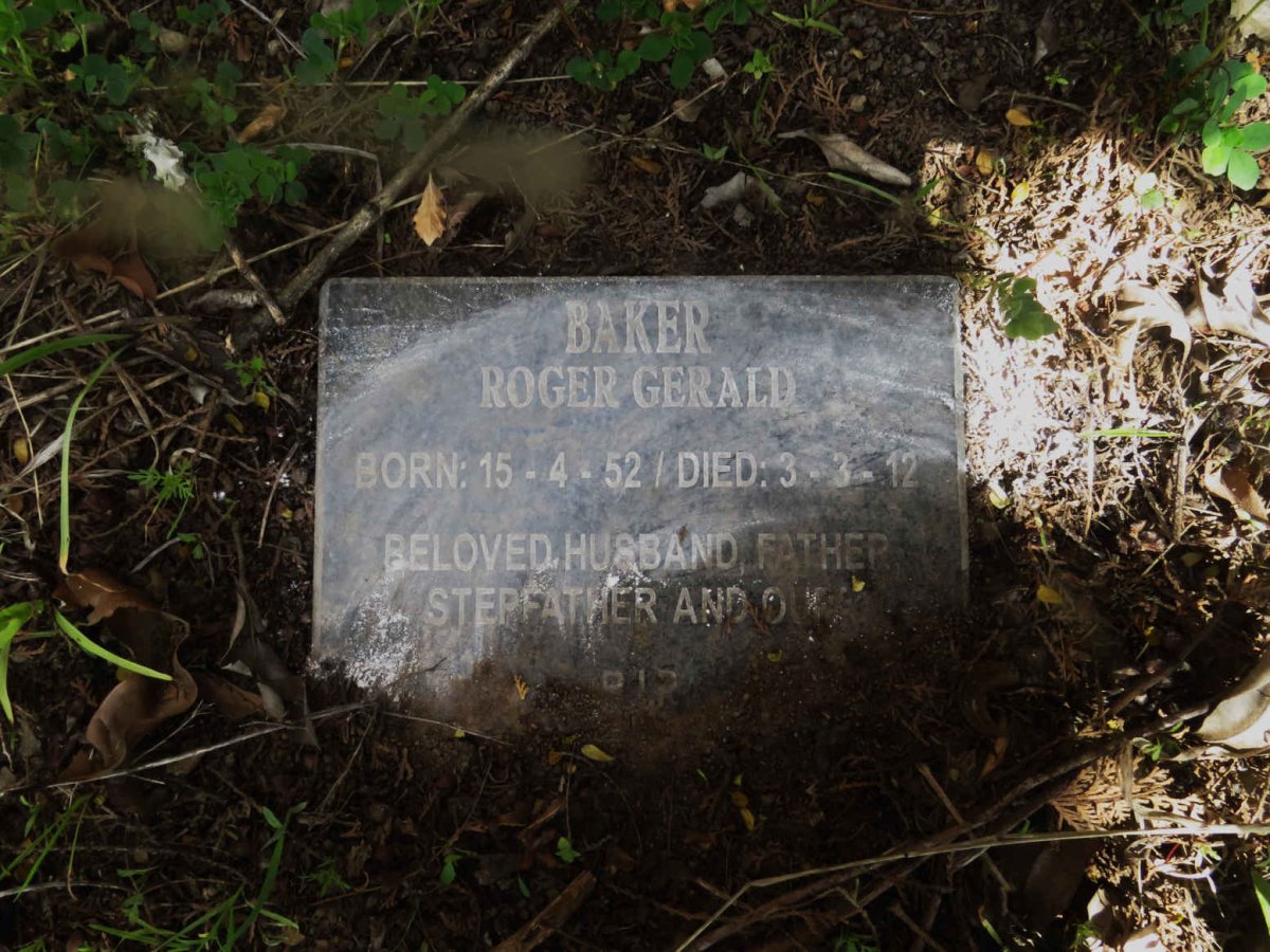BAKER Roger Gerald 1952-2012