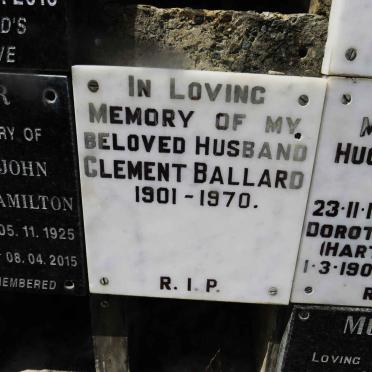 BALLARD Clement 1901-1970