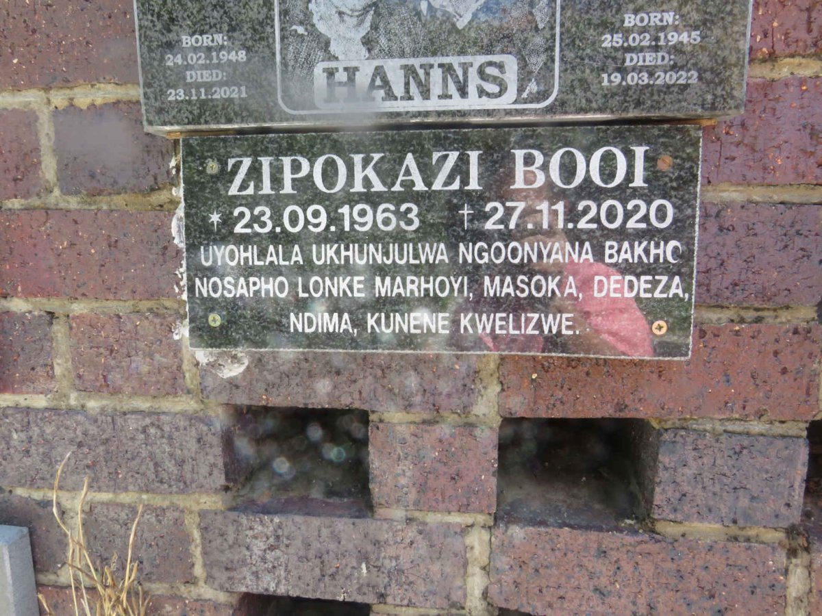 BOOI Zipokazi 1963-2020