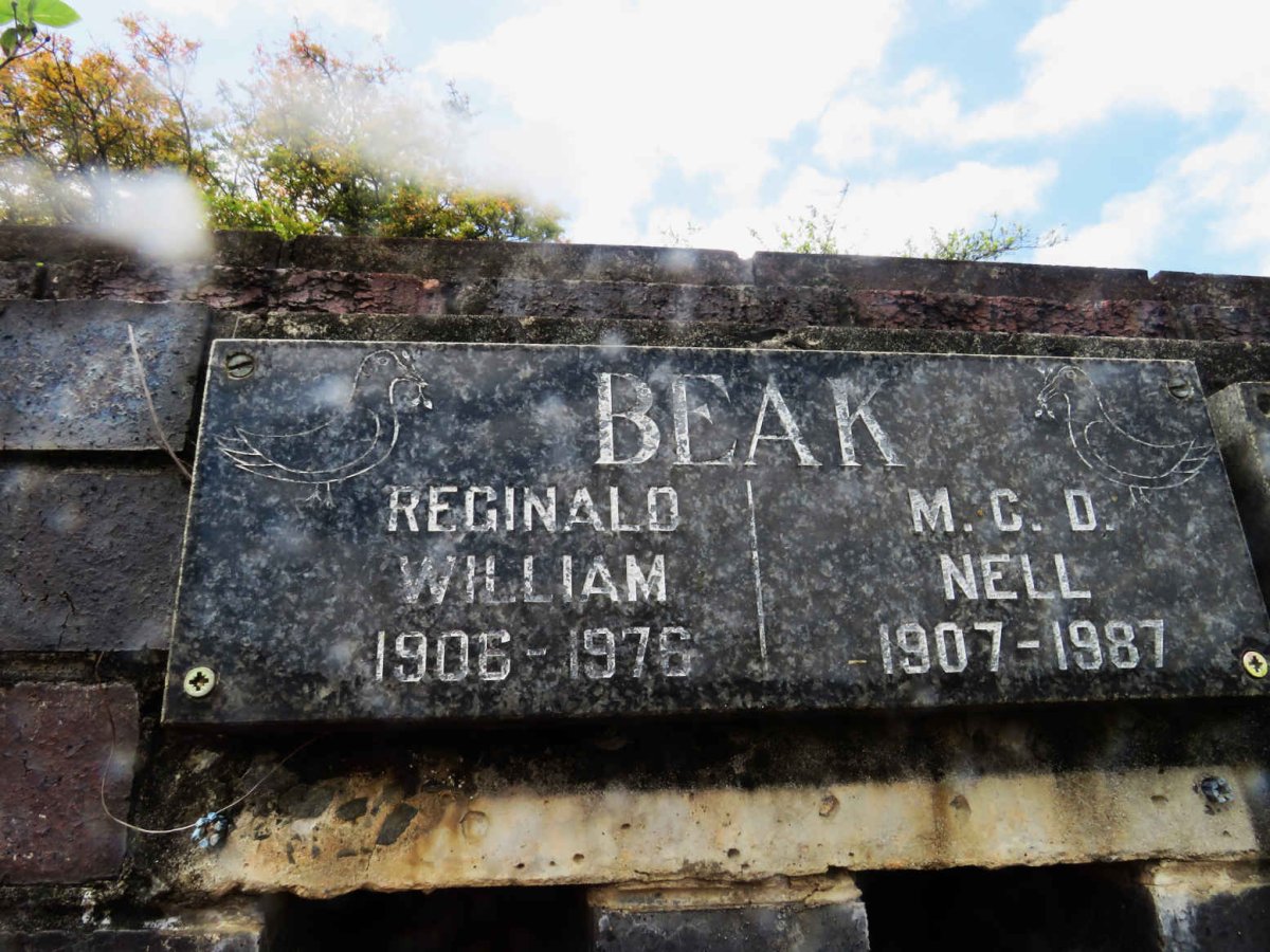 BEAK Reginald William 1906-1976 &amp; M.C.D. NELL 1907-1987