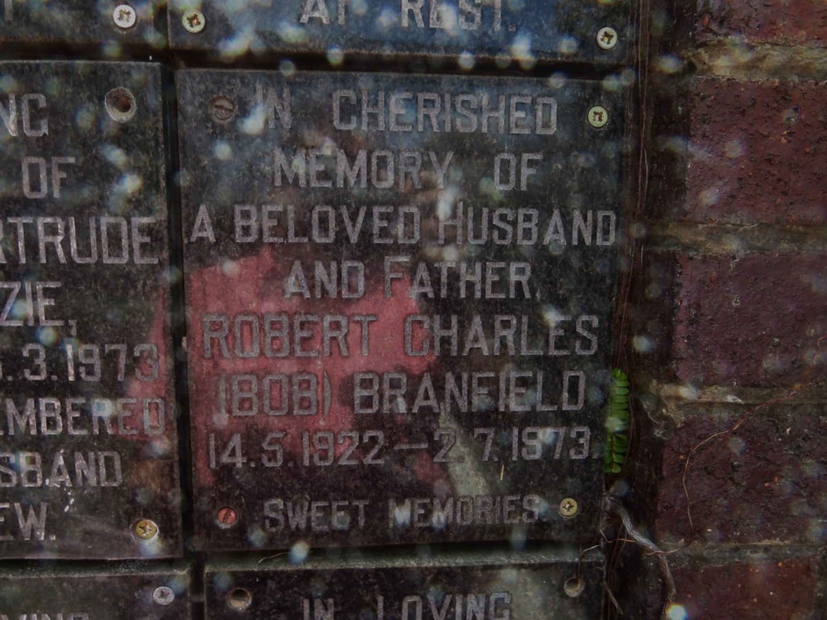 BRANFIELD Robert Charles 1922-1973
