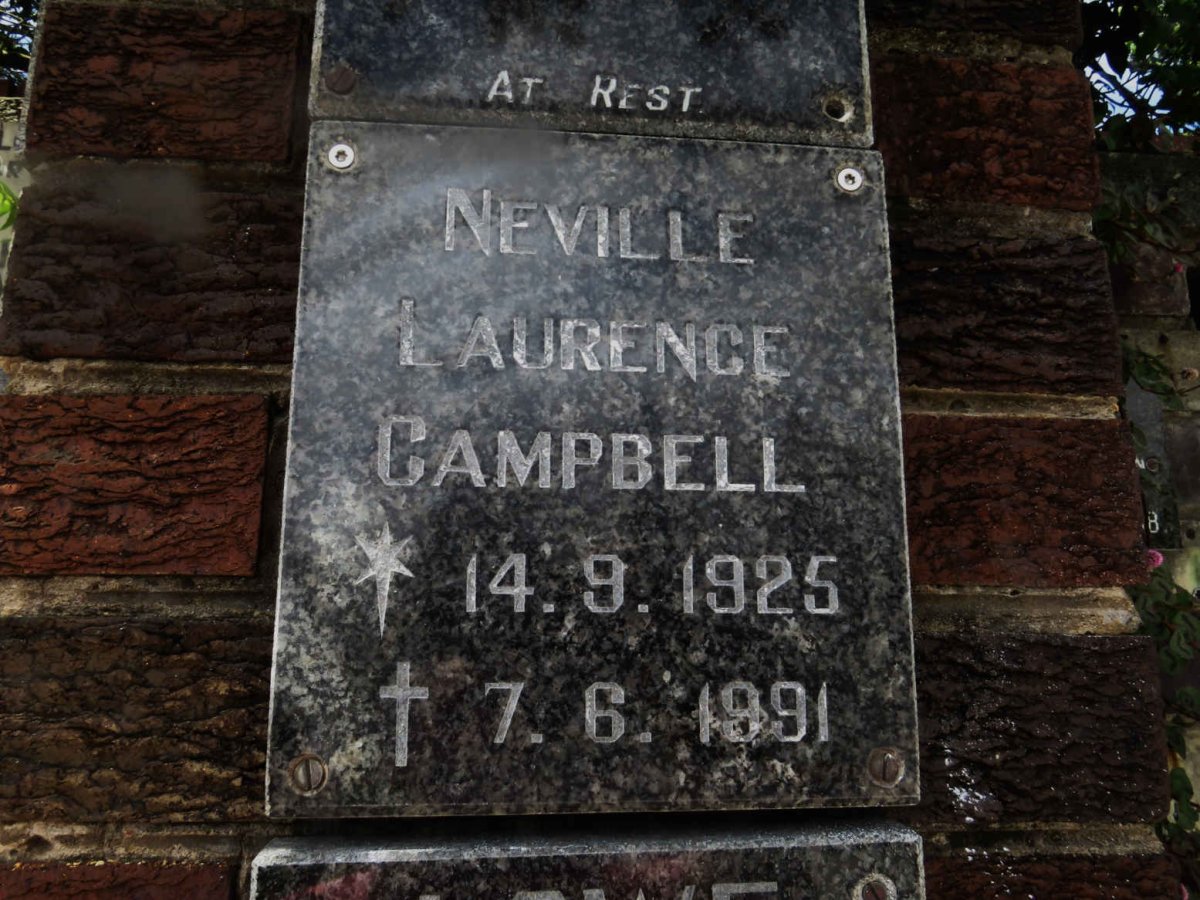 CAMPBELL Neville Laurence 1925-1991