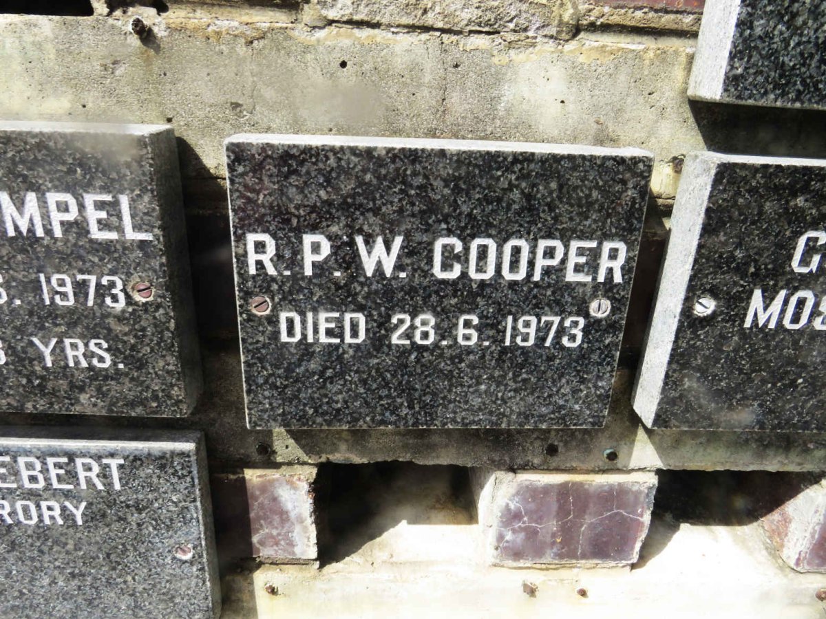 COOPER R.P.W. -1973