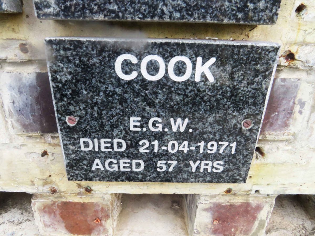 COOK E.G.W. -1971
