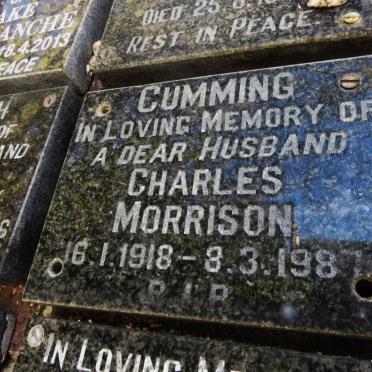 CUMMING Charles Morrison 1918-1987