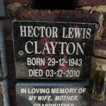 CLAYTON Hector Lewis 1943-2010
