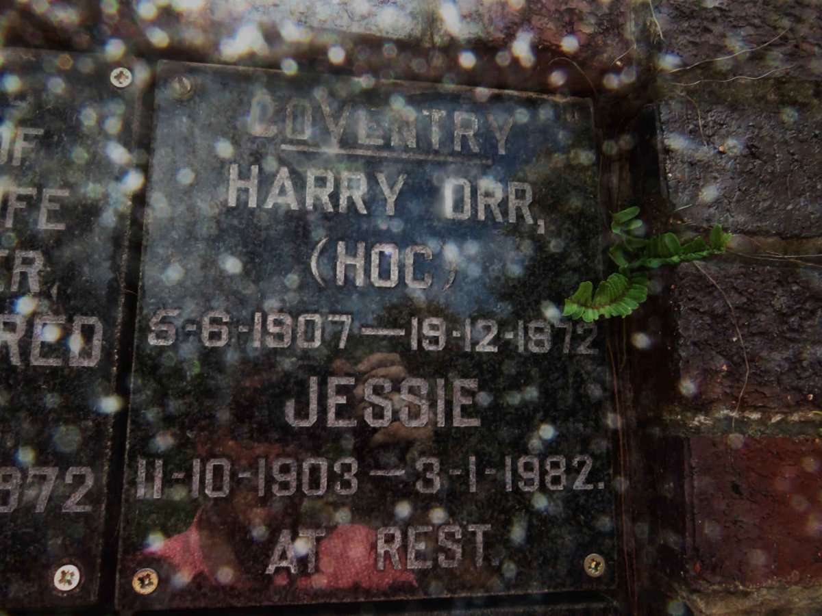 COVENTRY Harry Orr 1907-1972 &amp; Jessie 1903-1982
