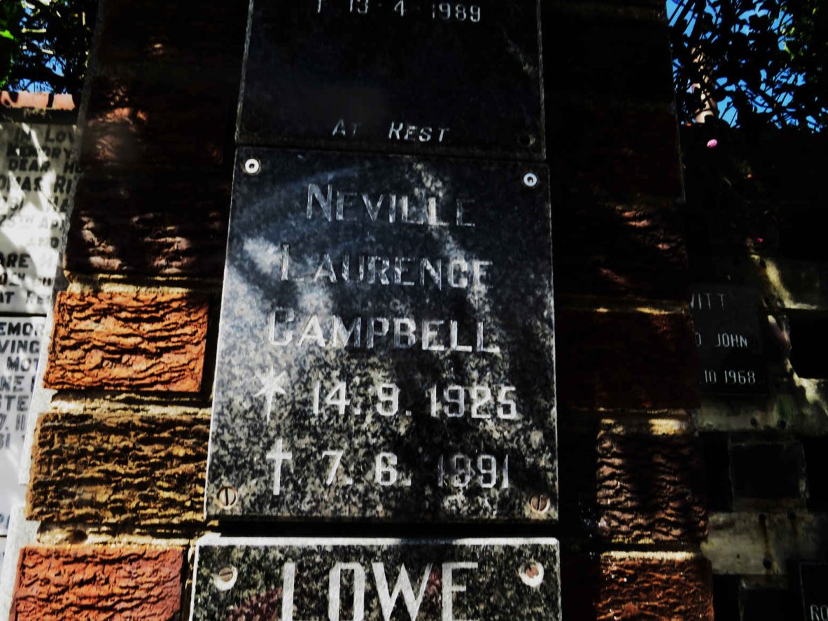 CAMPBELL Neville 1925-1991