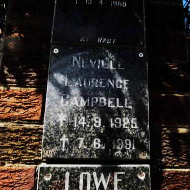 CAMPBELL Neville 1925-1991