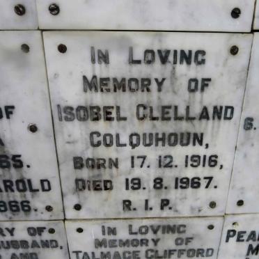 COLQUHOUN Isobel Clelland 1916-1967
