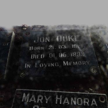 DUKE Jon 1919-1992