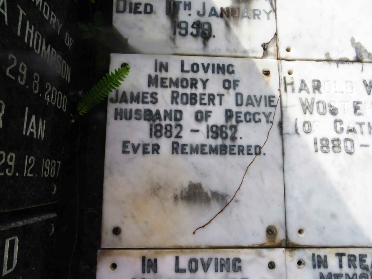 DAVIE James Robert 1882-1962