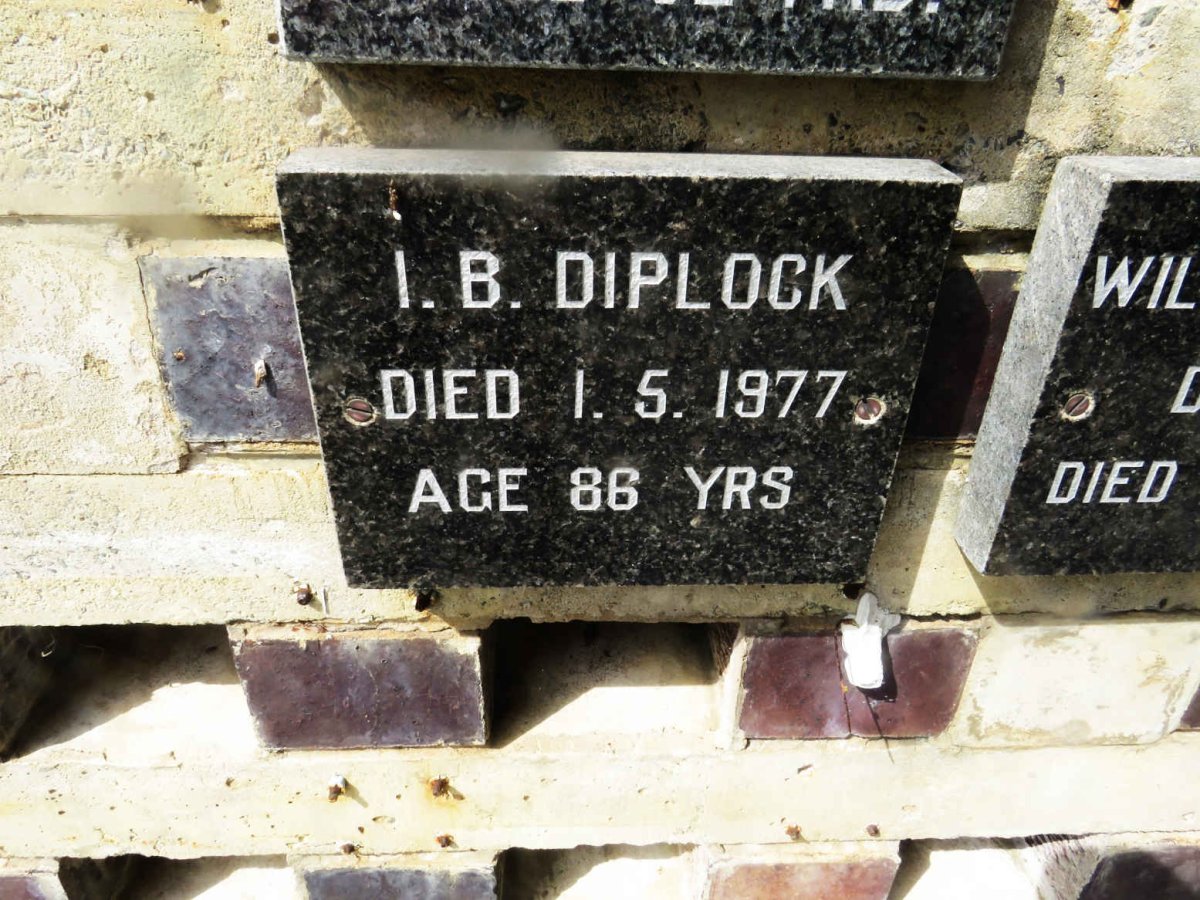 DIPLOCK I.B. -1977
