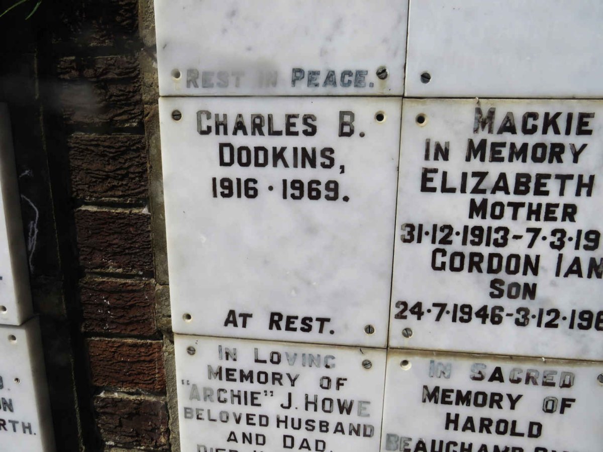 DODKINS Charles B. 1916-1969