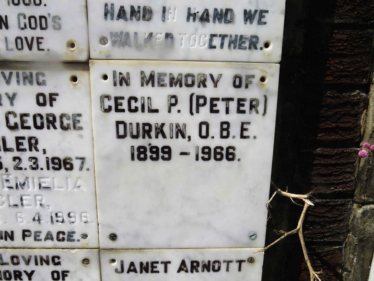 DURKIN Cecil P. 1899-1966