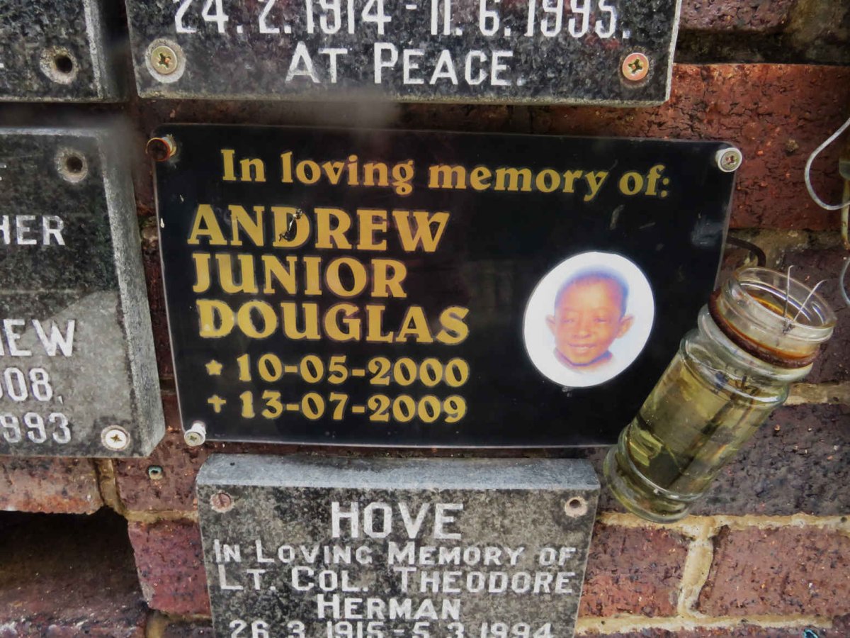 DOUGLAS Andrew Junior 2000-2009