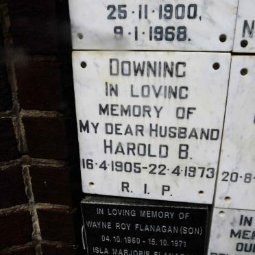 DOWNING Harold B. 1905-1973