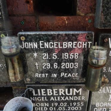 ENGELBRECHT John 1958-2003