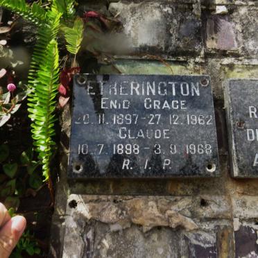 ETHERINGTON Claude 1898-1968 &amp; Enid Grace 1897-1962