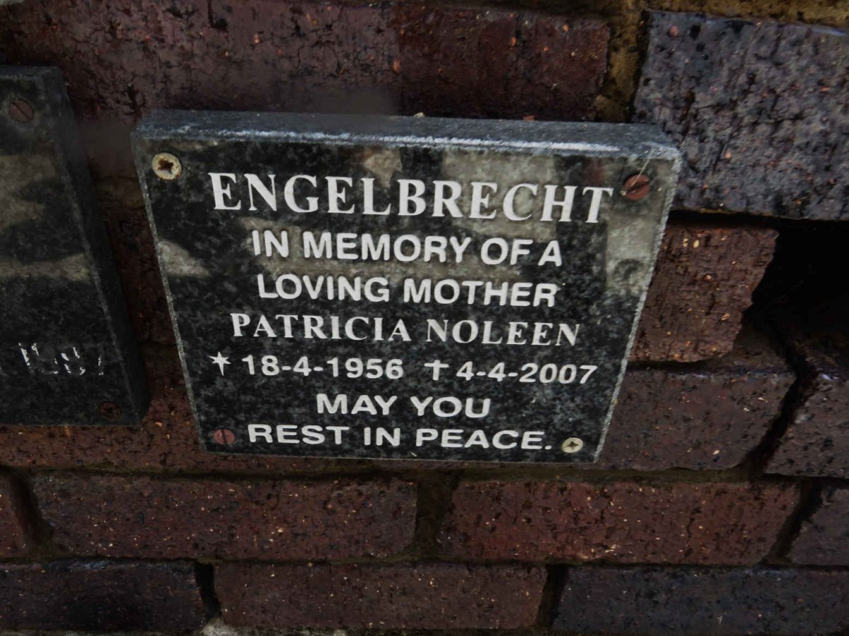 ENGELBRECHT Patricia Noleen 1956-2007