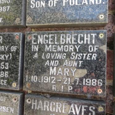 ENGELBRECHT Mary 1912-1986