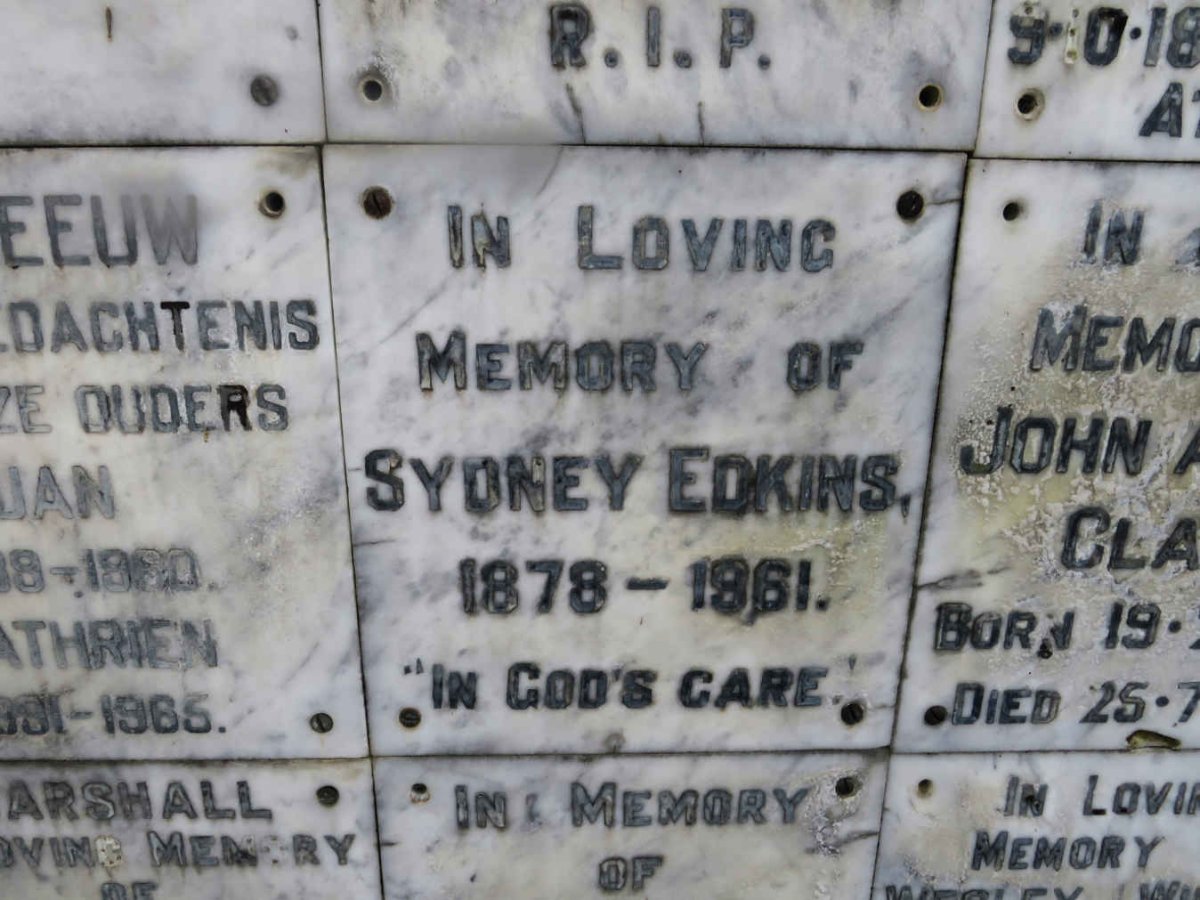 EDKINS Sydney 1878-1961