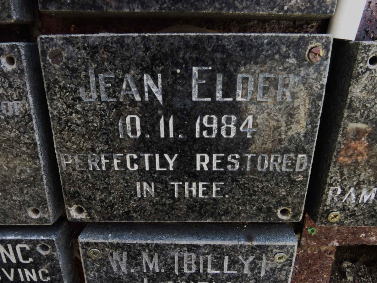 ELDER Jean -1984
