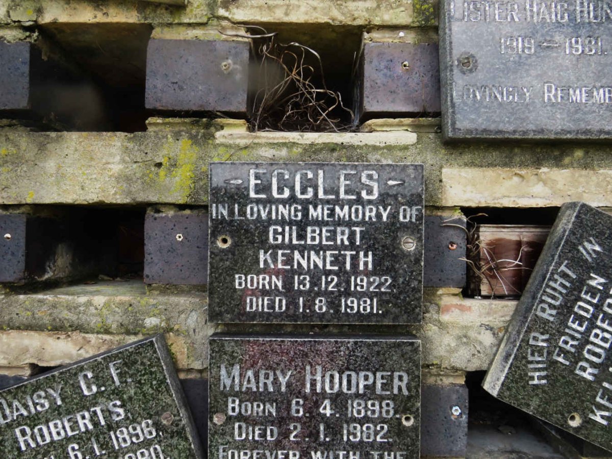 ECCLES Gilbert Kenneth 1922-1981