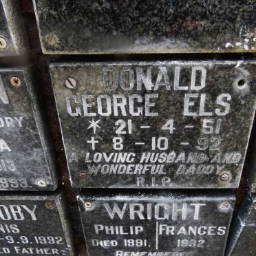 ELS Donald George 1951-1992