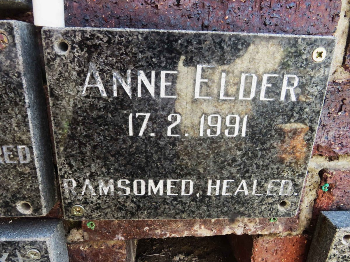 ELDER Anne -1991