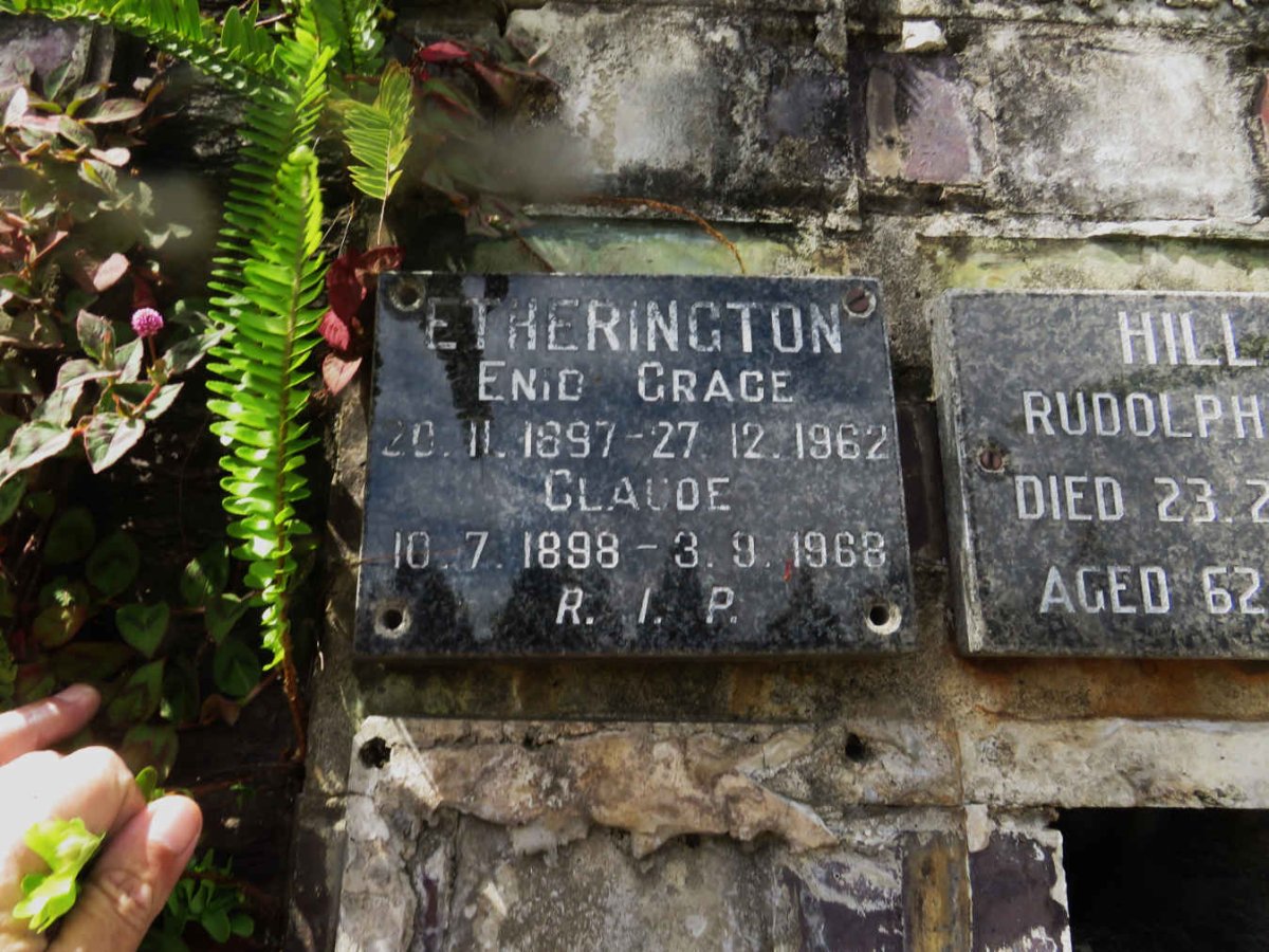 ETHERINGTON Claude 1898-1968 &amp; Enid Grace 1897-1962