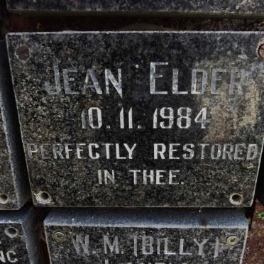ELDER Jean -1984