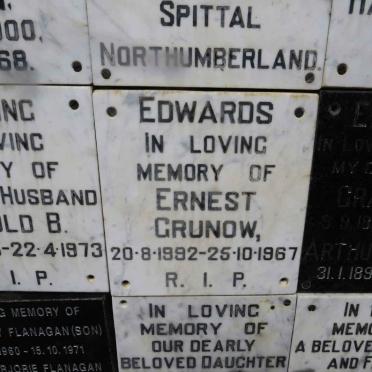 EDWARDS Ernest Grunow 1992-1967