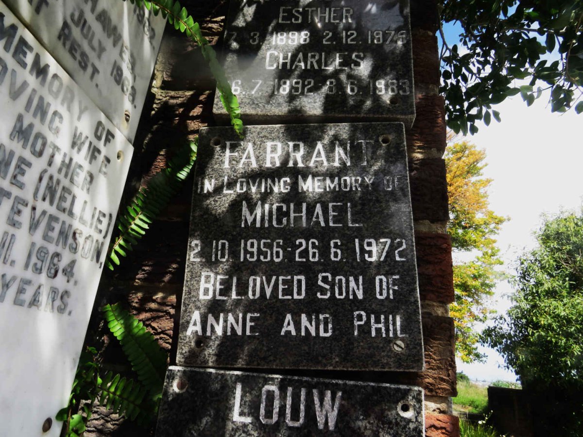 FARRANT Michael 1956-1972