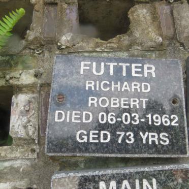 FUTTER Richard Robert -1962