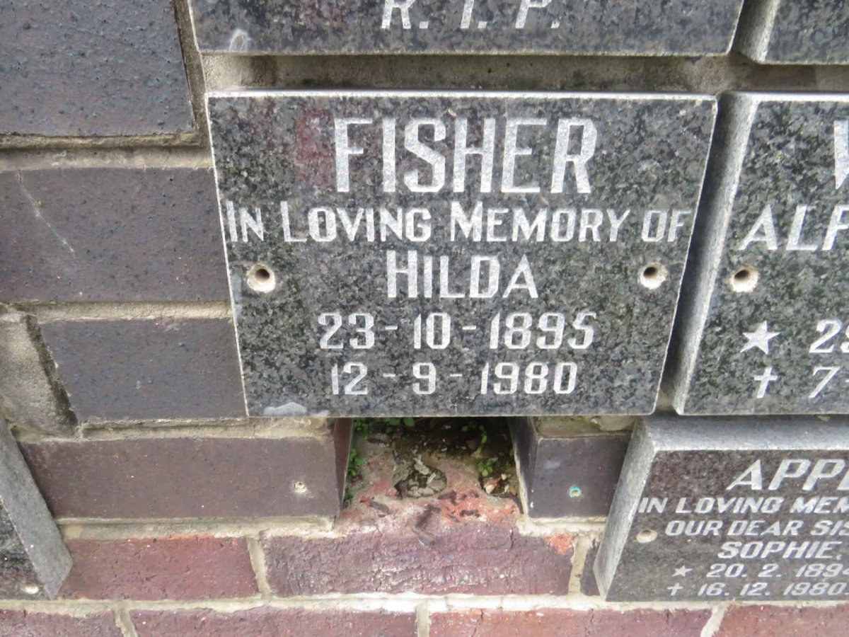 FISHER Hilda 1895-1980
