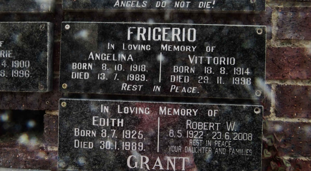 FRIGERIO Vittorio 1914-1998 &amp; Angelina 1918-1989