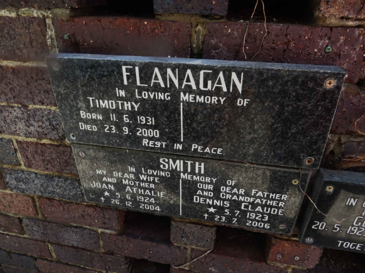 FLANAGAN Timothy 1931-2000