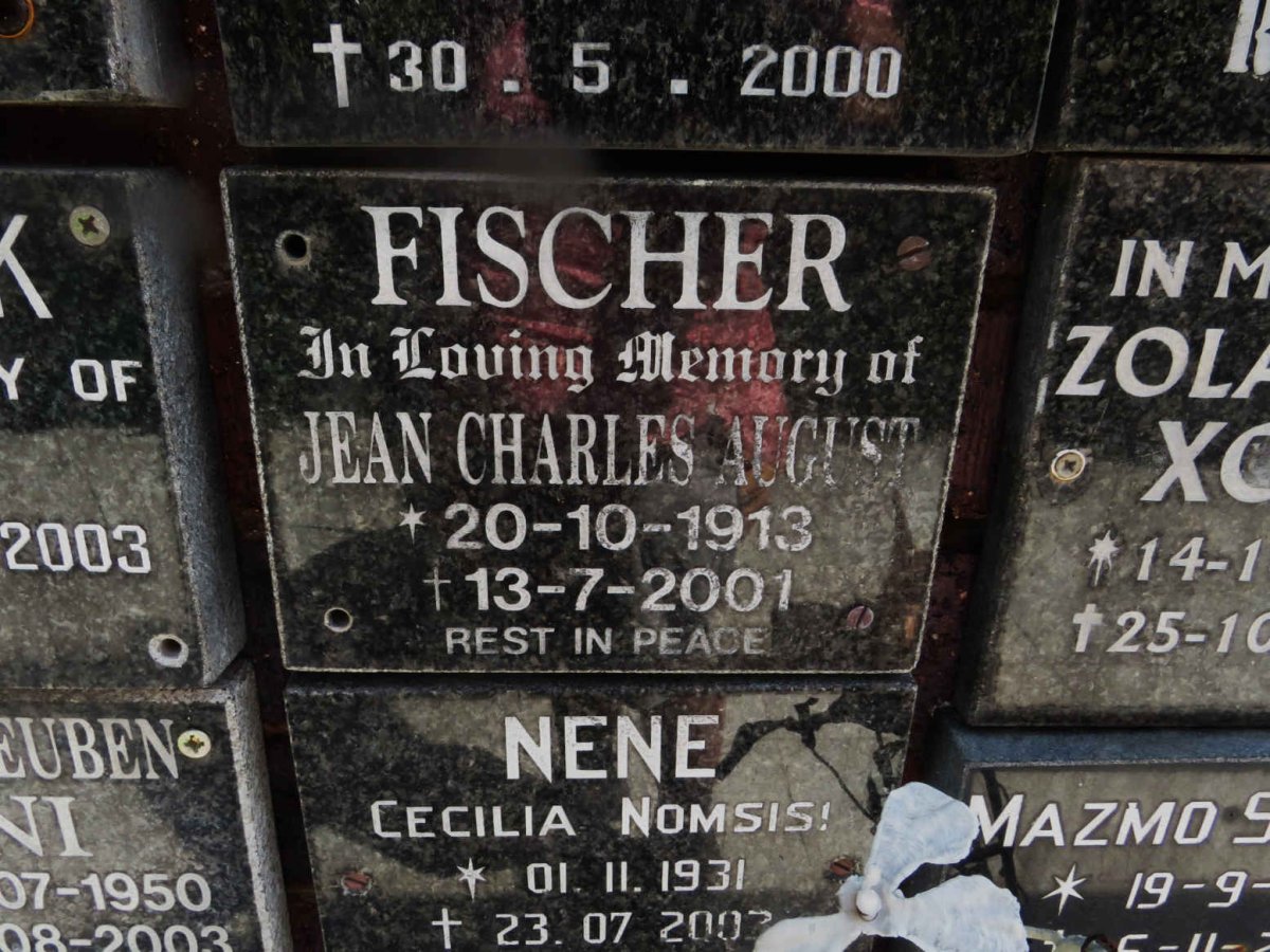 FISCHER Jean Charles August 1913-2001
