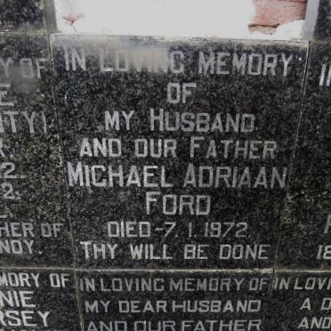 FORD Michael Adriaan -1972