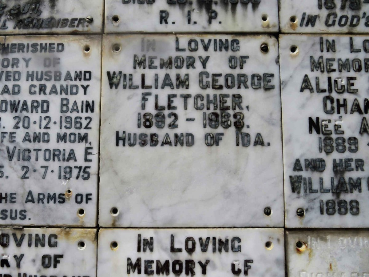 FLETCHER William George 1892-1963