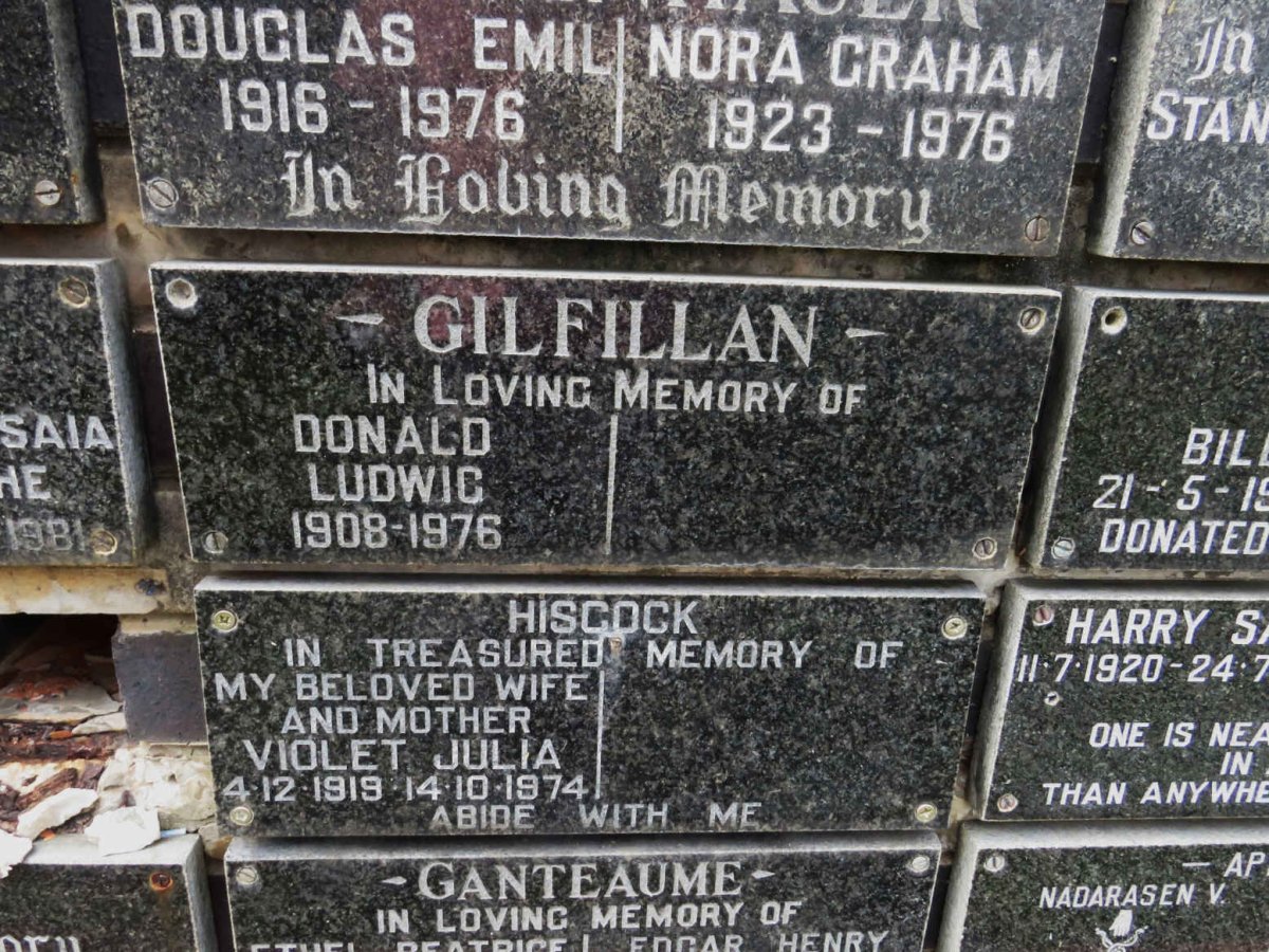 GILFILLAN Donald Ludwig 1908-1976